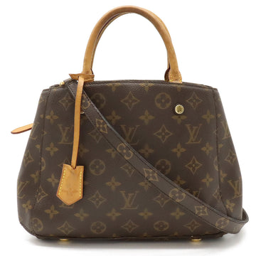 LOUIS VUITTON Monogram Montaigne BB Handbag Shoulder Bag M41055