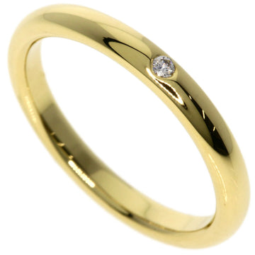 TIFFANY Stacking Band 1P Diamond Ring, 18K Yellow Gold, Women's, &Co.