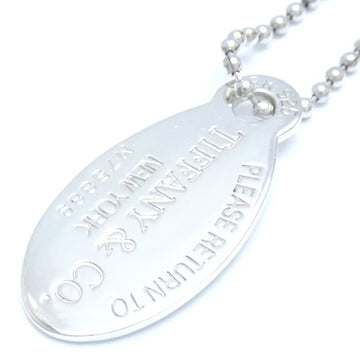 TIFFANY&Co.  Return to Oval Tag Necklace Silver 925 291167