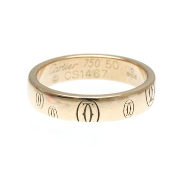 CARTIER Happy Birthday Pink Gold [18K] Fashion No Stone Band Ring Pink Gold