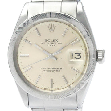 ROLEXVintage  Oyster Perpetual Date 1501 Steel Automatic Mens Watch BF568316