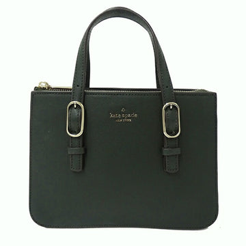 KATE SPADE New York Bag Women's Handbag Leather Dark Green Compact Deep