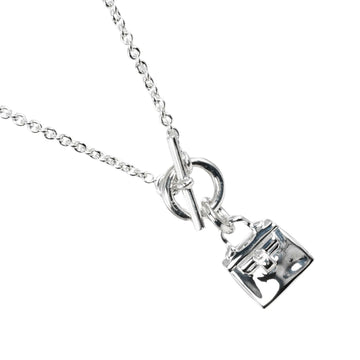 HERMES Amulet Kelly Necklace Silver 925 Approx. 12.2g T121724510