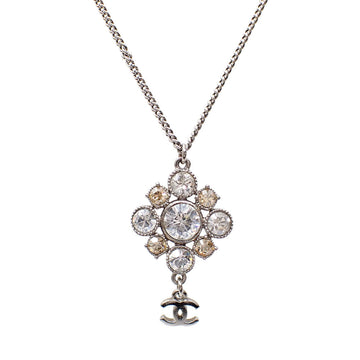CHANEL rhinestone necklace ladies here mark A210698