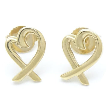 TIFFANY&Co.  Loving Heart Earrings K18YG Yellow Gold 291642