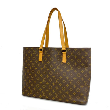 LOUIS VUITTON Tote Bag Monogram Luco M51155 Brown Ladies