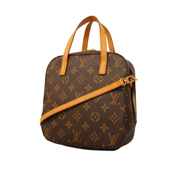 LOUIS VUITTON handbag Monogram Spontini M47500 brown ladies
