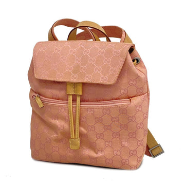 GUCCI Backpack GG Canvas 003 0242 Pink Beige Women's