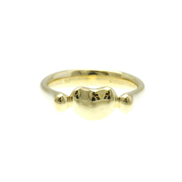 TIFFANY Bean Yellow Gold [18K] Fashion No Stone Band Ring Gold