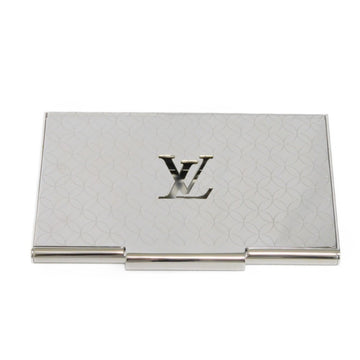 LOUIS VUITTON Card Case Porte Carte Champs Elysees LV Business Holder Pass Monogram Flower Metal Silver M65227 Men's