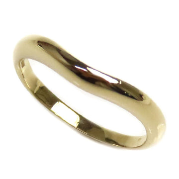 BVLGARI K18YG Yellow Gold Corona Ring, Size 8, 2.2g, Women's