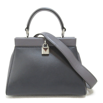 MICHAEL KORS Crossbody bag 2wayShoulder Bag Gray leather 30F8SZ6S1T061
