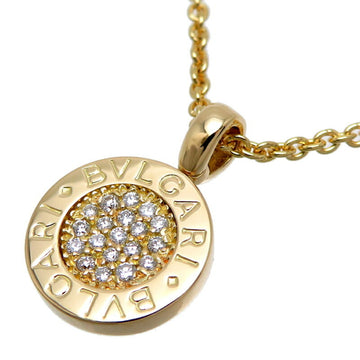 BVLGARI 750YG Diamond Women's Necklace 750 Yellow Gold