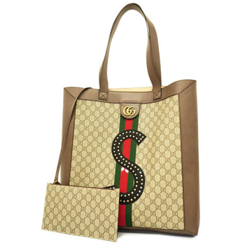 GUCCI Tote Bag Ophidia 529334 Brown Beige Women's