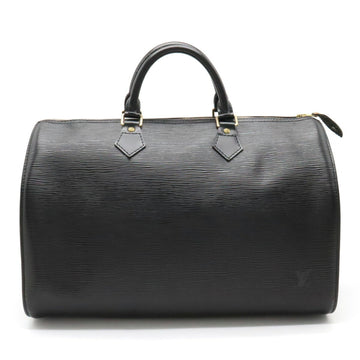 LOUIS VUITTON Epi Speedy 35 Handbag Boston Bag Leather Noir Black M42992