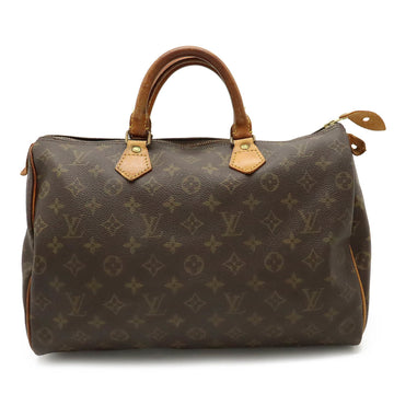 LOUIS VUITTON Monogram Speedy 35 Handbag Boston Bag Travel for M41524