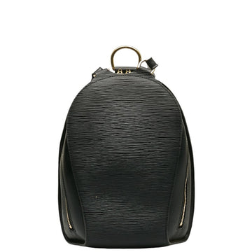 LOUIS VUITTON Epi Mabillon Rucksack Backpack M52232 Noir Black Leather Ladies
