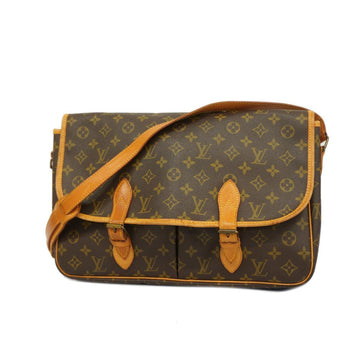 LOUIS VUITTON Shoulder Bag Monogram Gibessier GM M42249 Brown Ladies