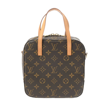 LOUIS VUITTON Monogram Spontini Brown M47500 Women's Canvas Handbag