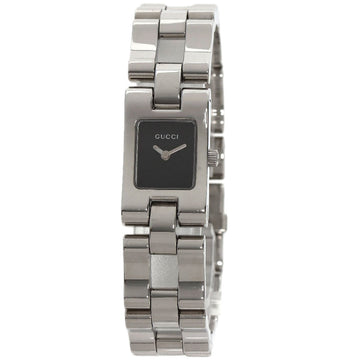 GUCCI 2305L Square Face Watch Stainless Steel/SS Ladies