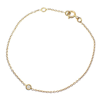 CHRISTIAN DIOR Dior Diamond Bracelet Women's K18YG 1.3g 750 18K Yellow Gold Single