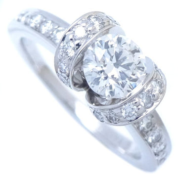 TIFFANY&Co.  ribbon ring single diamond 0.41ct Pt950 platinum 290907