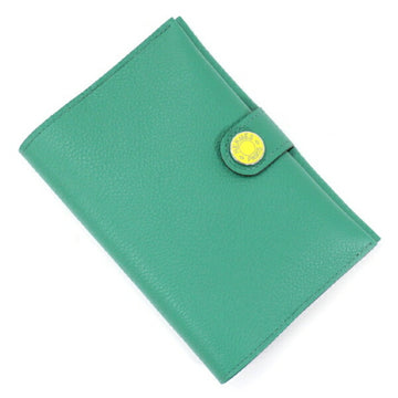 HERMES RMS Passport Case Vert Vertigo Green Evercolor x Lacquer Men's Women's Leather B Mark  T4890