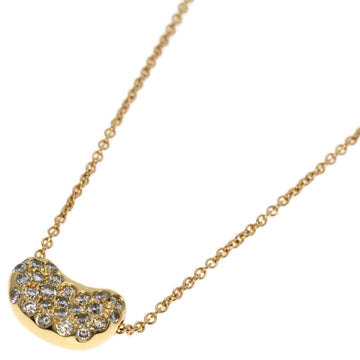 TIFFANY Bean Diamond Necklace, 18K Yellow Gold, Women's, &Co.