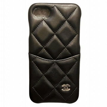 CHANEL Matelasse A83563 Classic Lambskin iPhone 7 8 Mobile Phone Case Cover Small Items Unisex