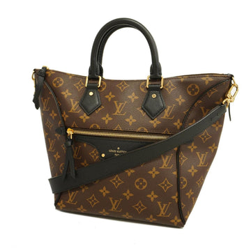 LOUIS VUITTON Handbag Monogram Tournelle PM M44057 Noir Brown Ladies
