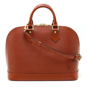 LOUIS VUITTON Epi Alma Handbag Shoulder Bag Leather Kenya Brown M52143