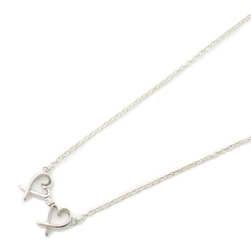 TIFFANY&CO Heart Necklace Necklace Clear Silver925 Clear
