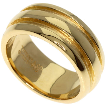 TIFFANY Atlas Grooved Double Line Ring, 18K Yellow Gold, Women's, &Co.