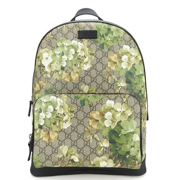 GUCCI Backpack/Daypack 406370 GG Blooms Leather Green Beige Black Backpack Flower Ladies