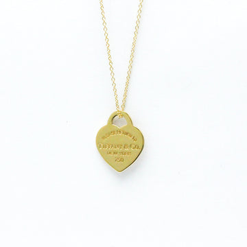 TIFFANY Return To  Yellow Gold [18K] No Stone Men,Women Fashion Pendant Necklace [Gold]
