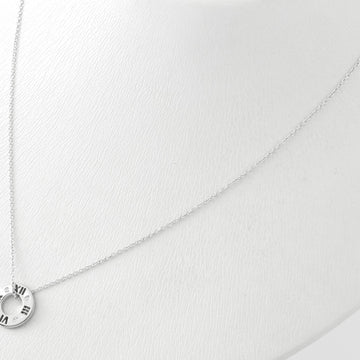 TIFFANY & Co.  Pendant Necklace Atlas Small 750 [K18WG] Diamond 01-E149676