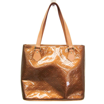 LOUIS VUITTON Monogram Vernis Houston M91122 Women's Handbag Bronze