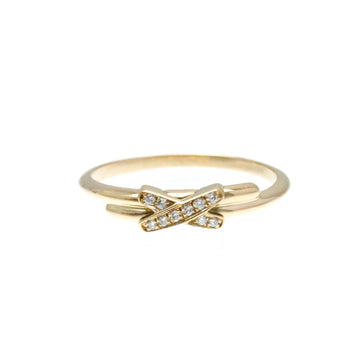 CHAUMET Lian Diamond Ring Pink Gold [18K] Fashion Diamond Band Ring Pink Gold