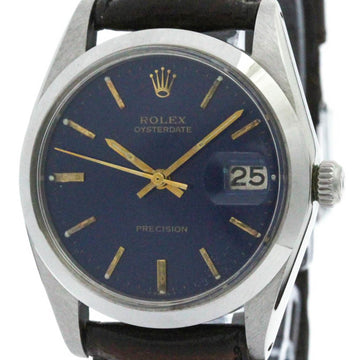 ROLEXVintage  Oyster Date Precision 6694 Steel Hand-winding Mens Watch BF571736
