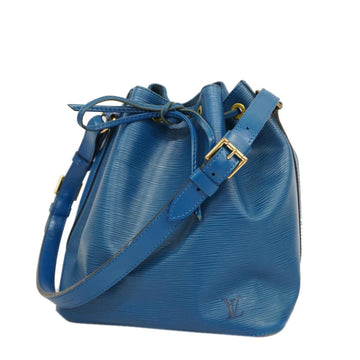 LOUIS VUITTON Shoulder Bag Epi Petit Noe M44105 Toledo Blue Ladies