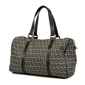 FENDI Zucchino Nylon Canvas Navy Handbag for Women