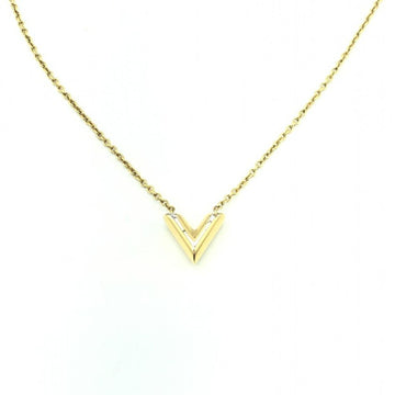 LOUIS VUITTON M61083 Essential V Necklace Gold