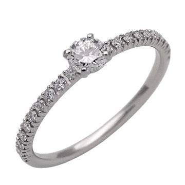 CARTIER ring for women, diamond, PT950 platinum, Etincel de solitaire ring, #50, size 10, polished