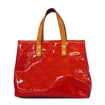 LOUIS VUITTON Handbag Vernis Reed PM M91088 Rouge Ladies