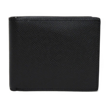 LOUIS VUITTON Bi-fold Wallet Portefeuille Amerigo NM LV RFID IC Chip Compact Taiga Noir M62045 Men's