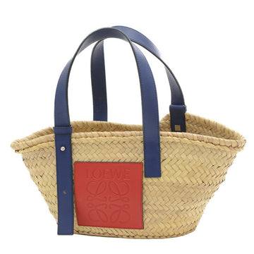 LOEWE Basket Bag Small Tote Blue Red 337.02BS93