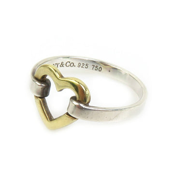 TIFFANY & Co. Ring, Silver 925, K18, x Gold, Women's, 55671f