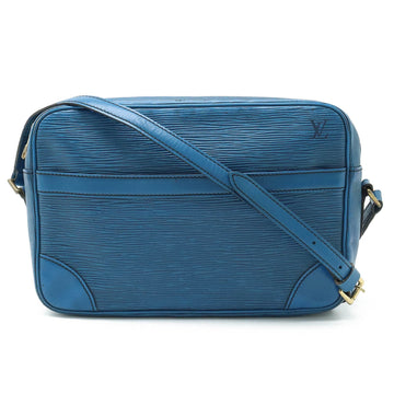 LOUIS VUITTON Epi Trocadero 27 Shoulder Bag Leather Toledo Blue M51315