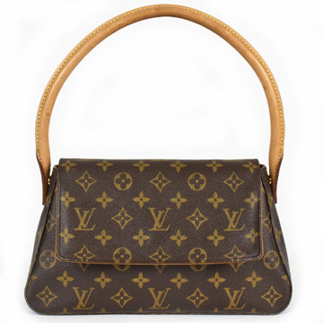 LOUIS VUITTON Looping Handbag Monogram Canvas M51147 MI0053 Shoulder Bag