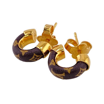 LOUIS VUITTON M00474 Boucle d'oreille Monogram Earrings Gold Women's Z0006294